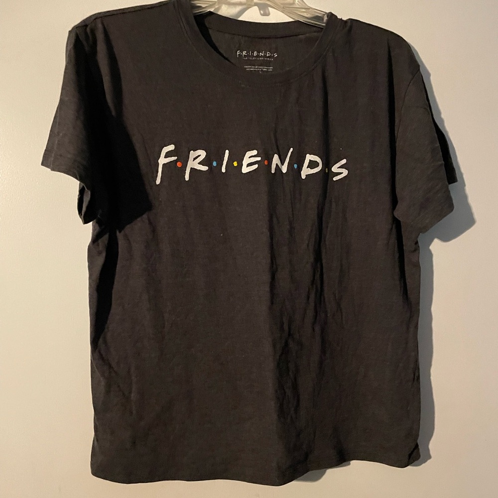 3/$17 FRIENDS Black T-Shirt